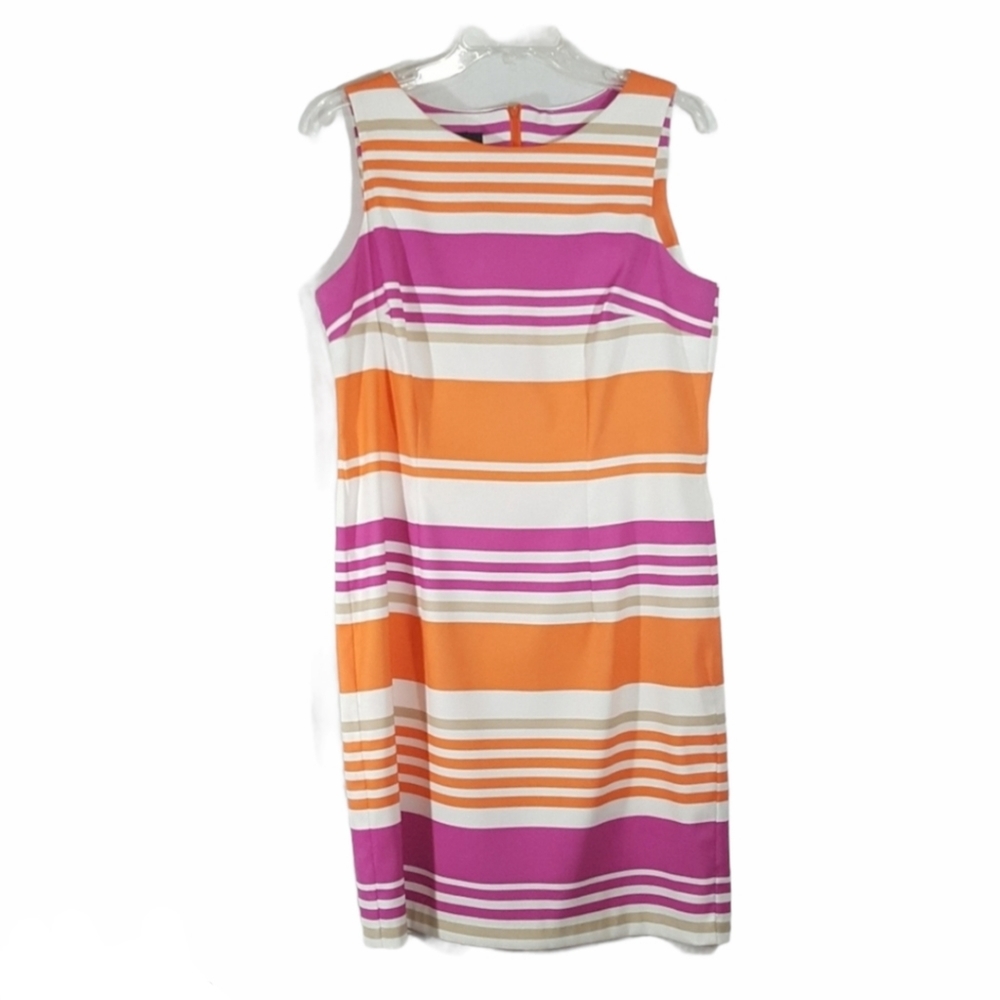 AB Studio Orange and Purple Dress